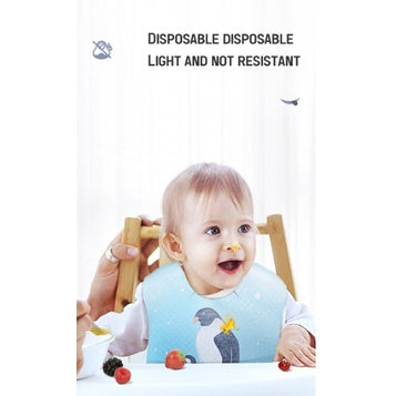 โค๏ธ10pcs Disposable Baby Bibsโค๏ธInfant Disposable Feeding Bib Waterproof Baby Saliva Bibs For Kids Children Toddler